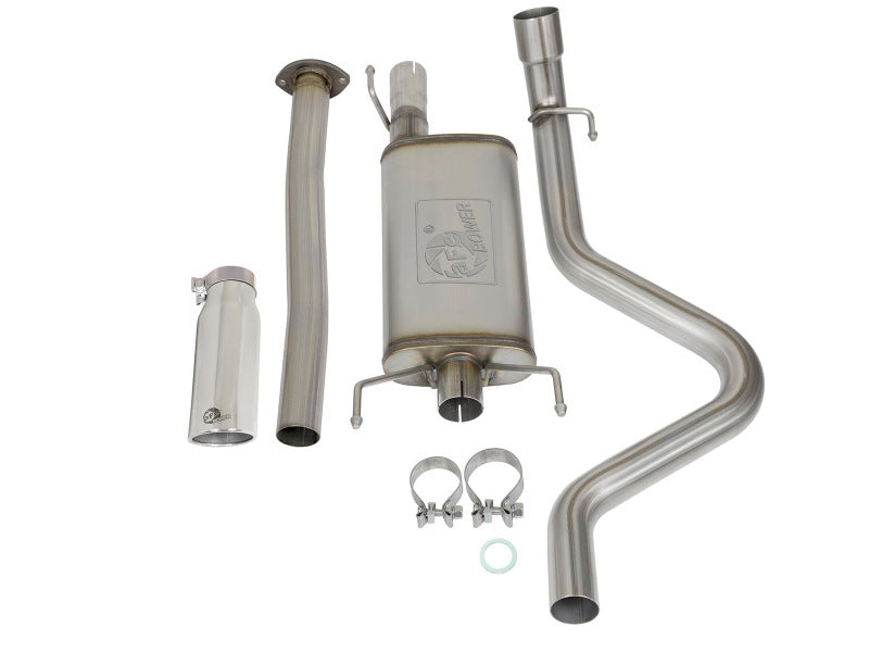 aFe MACH Force XP Cat-Back Stainless Steel Exhaust Syst w/Polished Tip Toyota Tacoma 05-12 L4-2.7L -  Shop now at Performance Car Parts