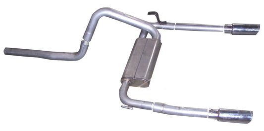 Gibson 98-02 Chevrolet Camaro Z28 5.7L 3in Cat-Back Dual Exhaust - Aluminized -  Shop now at Performance Car Parts
