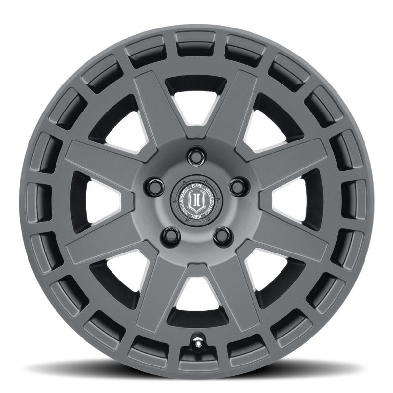 ICON Compass 17x8.5 6x5.5 0mm Offset 4.75in BS Satin Black Wheel -  Shop now at Performance Car Parts