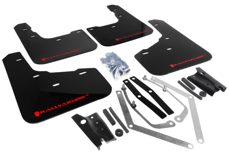 Rally Armor 13-19 USDM Ford Fiesta ST Black UR Mud Flap w/ Red Logo -  Shop now at Performance Car Parts