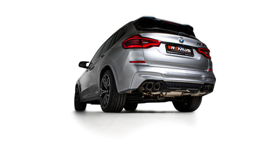 Remus 2019+ BMW X3 M Competition F97 S58 3.0L Race Axle Back Exhaust (Tail Pipes Req)