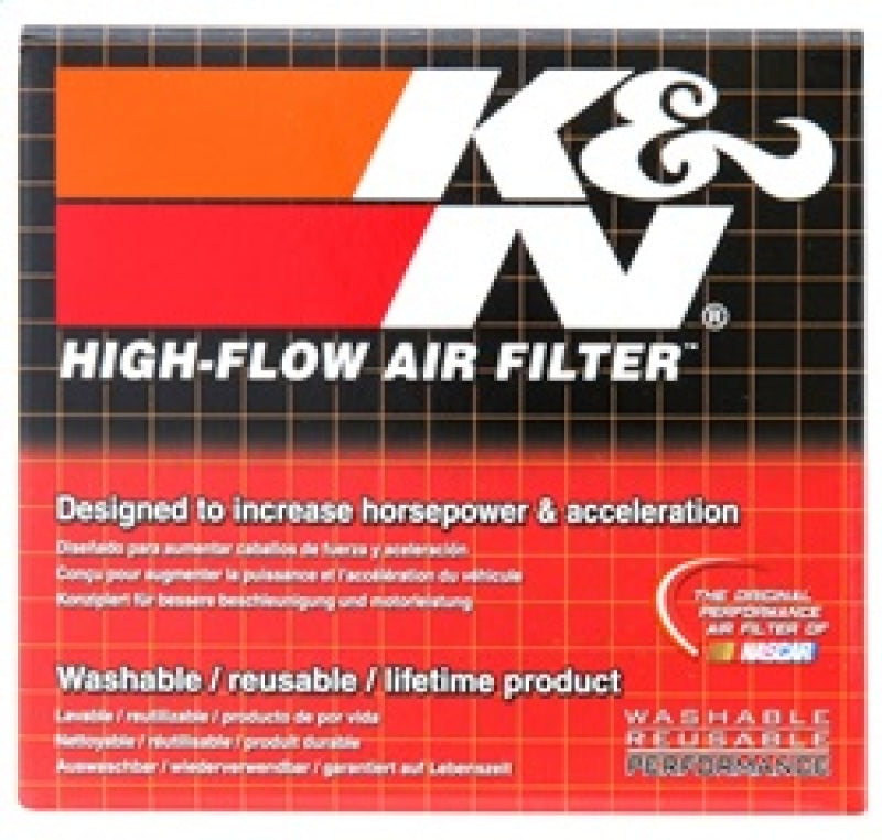 K&N Universal Rubber Filter Centered Flange 3in OD / 3.5in H / 1.5in Flange ID -  Shop now at Performance Car Parts
