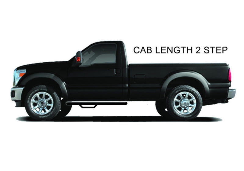 N-Fab Nerf Step 17-18 Ford F-250/F-350 Regular Cab - Tex. Black - Cab Length - 3in -  Shop now at Performance Car Parts