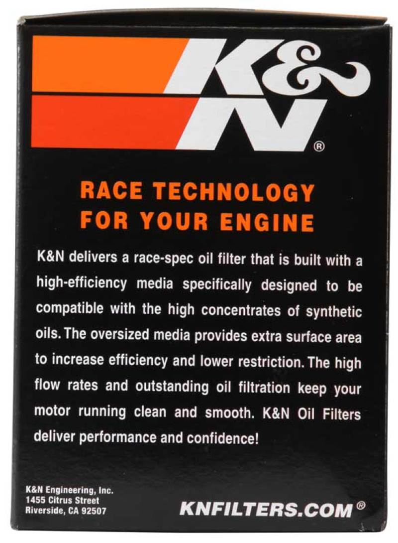 K&N Harley Davidson / Buell 3in OD x 4.063in H Chrome Oil Filter -  Shop now at Performance Car Parts