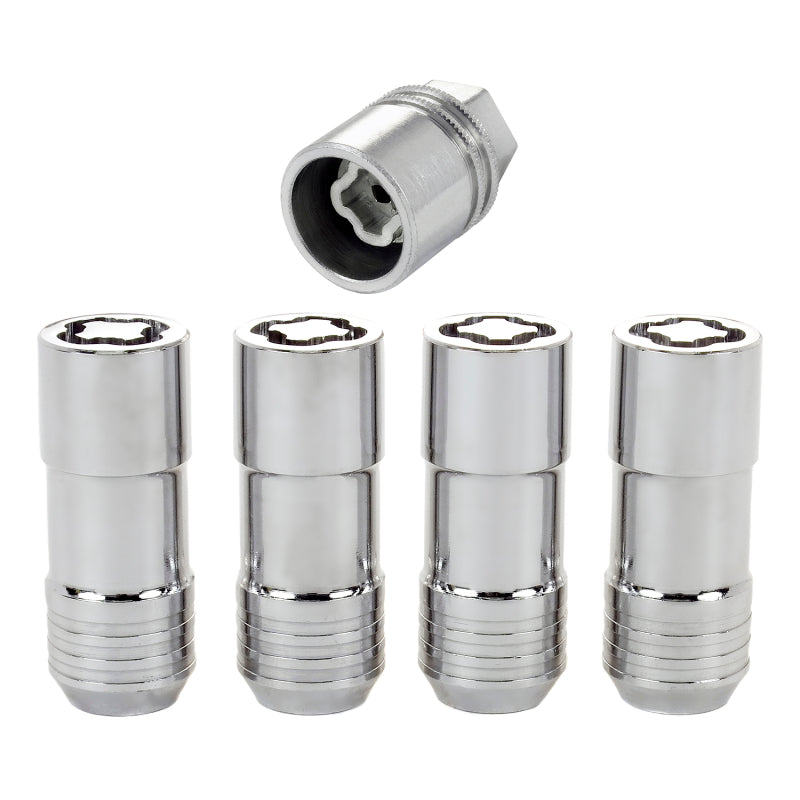 McGard Wheel Lock Nut Set - 4pk. (Cone Seat) M14X2.0 / 13/16 Hex / 2.25in. Length - Chrome -  Shop now at Performance Car Parts