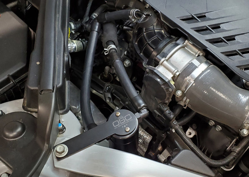 J&L 18-22 Kia Stinger GT 3.3TT Passenger Side Oil Separator 3.0 - Black Anodized -  Shop now at Performance Car Parts