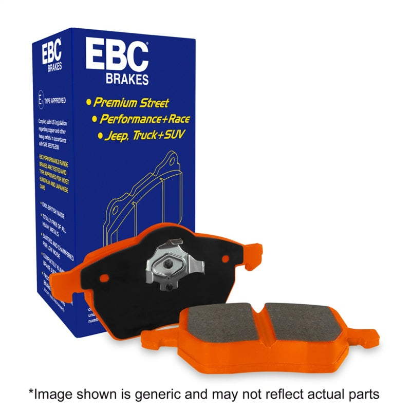 EBC Brakes Orangestuff Full Race Brake Pads -  Shop now at Performance Car Parts