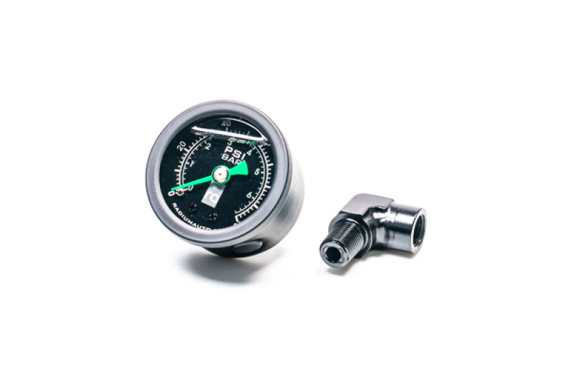 Radium Engineering 0-100 PSI Fuel Pressure Gauge With 90 Degree Adapter -  Shop now at Performance Car Parts