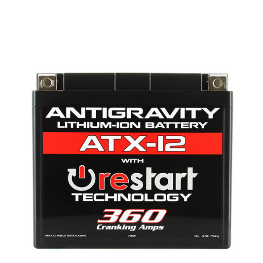 Antigravity YTX12 Lithium Battery w/Re-Start -  Shop now at Performance Car Parts