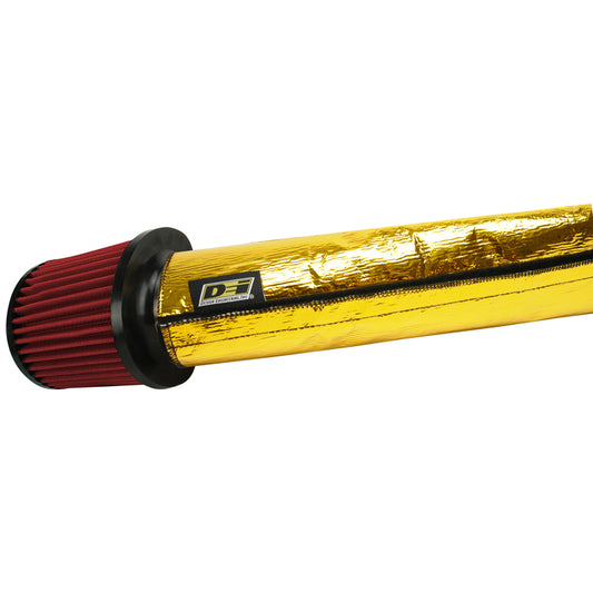 DEI Cool-Cover GOLD 3in to 4in OD Air Tube x 28in L - Air Tube Cover Kit -  Shop now at Performance Car Parts
