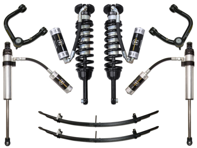 ICON 05-15 Toyota Tacoma 0-3.5in/2016+ Toyota Tacoma 0-2.75in Stg 5 Suspension System w/Tubular Uca -  Shop now at Performance Car Parts
