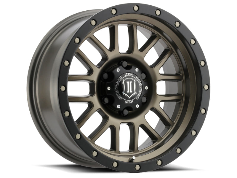 ICON Alpha 17x8.5 6x135 6mm Offset 5in BS 87.1mm Bore Bronze Wheel -  Shop now at Performance Car Parts