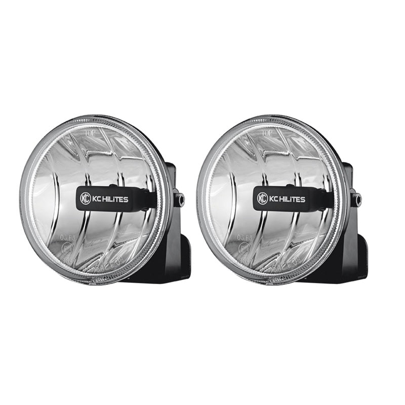 KC HiLiTES 4in. Gravity G4 LED Light 10w SAE/ECE Clear Fog Beam (Pair Pack System) -  Shop now at Performance Car Parts