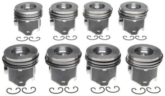 Mahle OE GMC Trk 395 6.5L Diesel 92-97 w/ Reduced Comp Distance by .010 Piston Set (Set of 8)