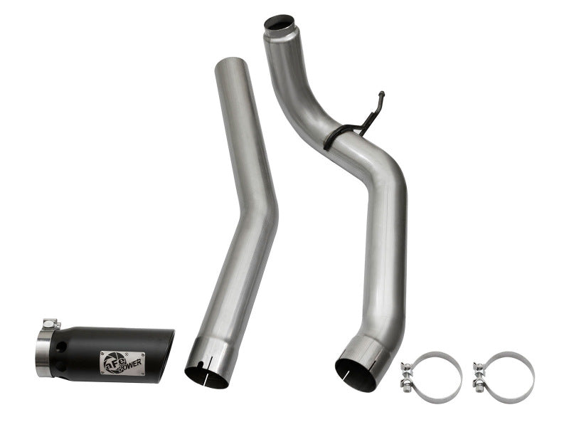 aFe LARGE Bore HD DPF-Back SS Exhaust w/ Black Tip 2016 Nissan Titan XD V8-5.0L (td) -  Shop now at Performance Car Parts