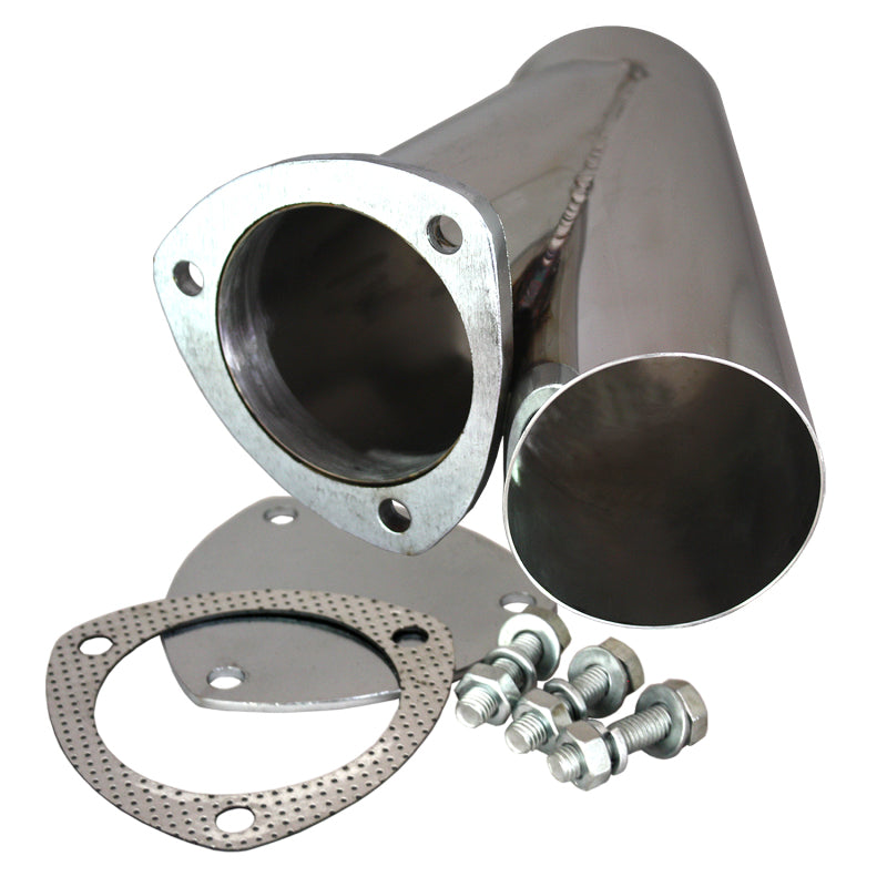 QTP 3.5in Weld-On QTEC Exhaust Cutout Y-Pipe -  Shop now at Performance Car Parts