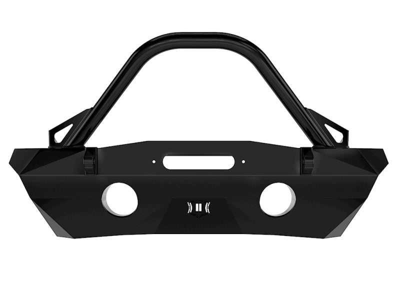 ICON 07-18 Jeep Wrangler JK Pro Series Front Bumper Rec Winch Mount w/Bar/Tabs -  Shop now at Performance Car Parts