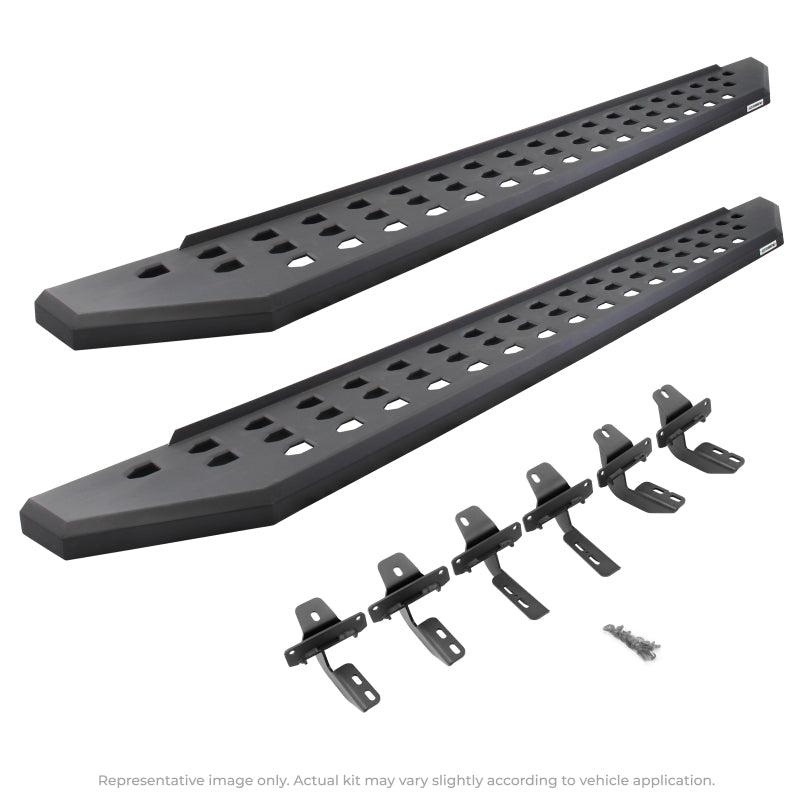 Go Rhino 2022 Toyota Tundra Crew Max 4dr RB20 Kit w/RB20 Running Board + Brkts - Tex. Blk -  Shop now at Performance Car Parts