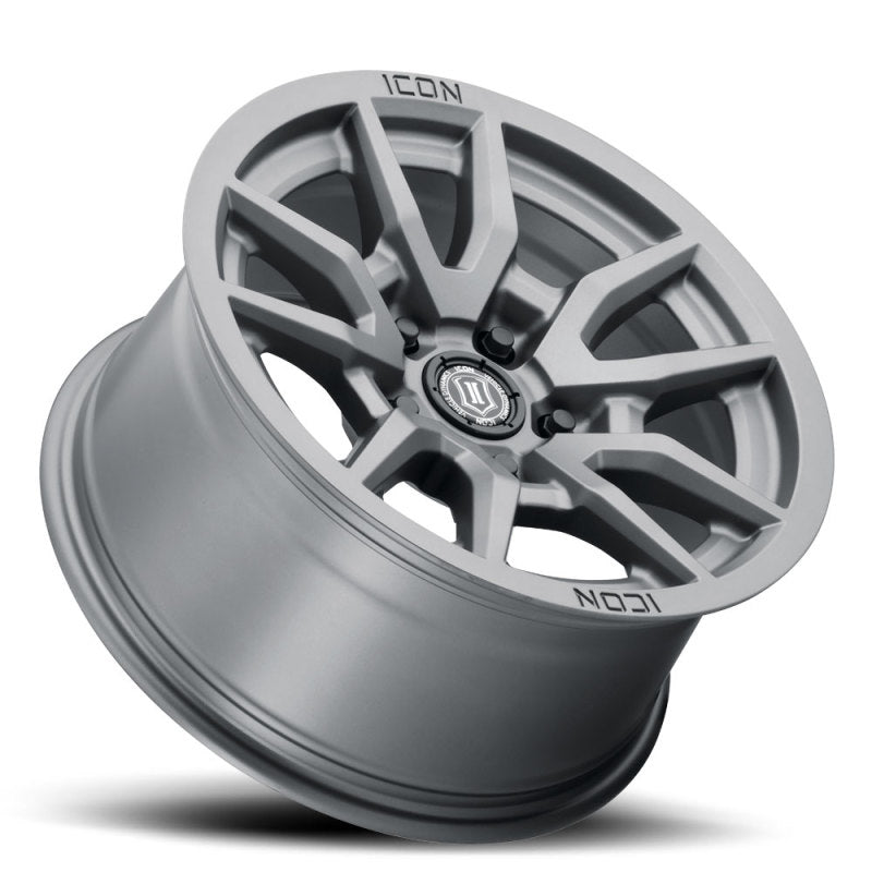 ICON Vector 5 17x8.5 5x150 25mm Offset 5.75in BS 110.1mm Bore Titanium Wheel -  Shop now at Performance Car Parts