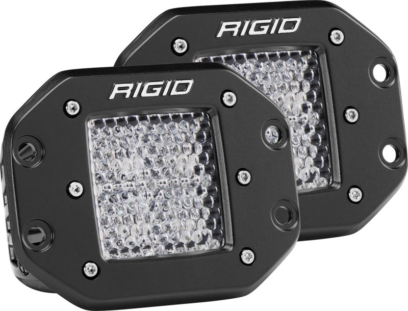 Rigid Industries Dually - Flush Mount - 60 Deg. Lens - Set of 2 -  Shop now at Performance Car Parts