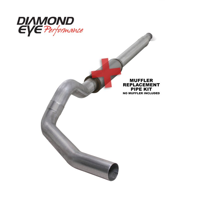 Diamond Eye KIT 5in CB MFLR RPLCMENT PIPE SGL AL: 94-97 FORD 7.3L F250/F350 PWRSTROKE -  Shop now at Performance Car Parts