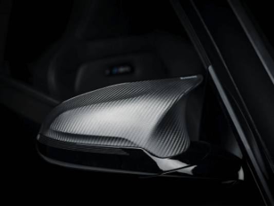 Akrapovic 2014+ BMW M3 (F80) Carbon Fiber Mirror Cap Set - Matte - Performance Car Parts