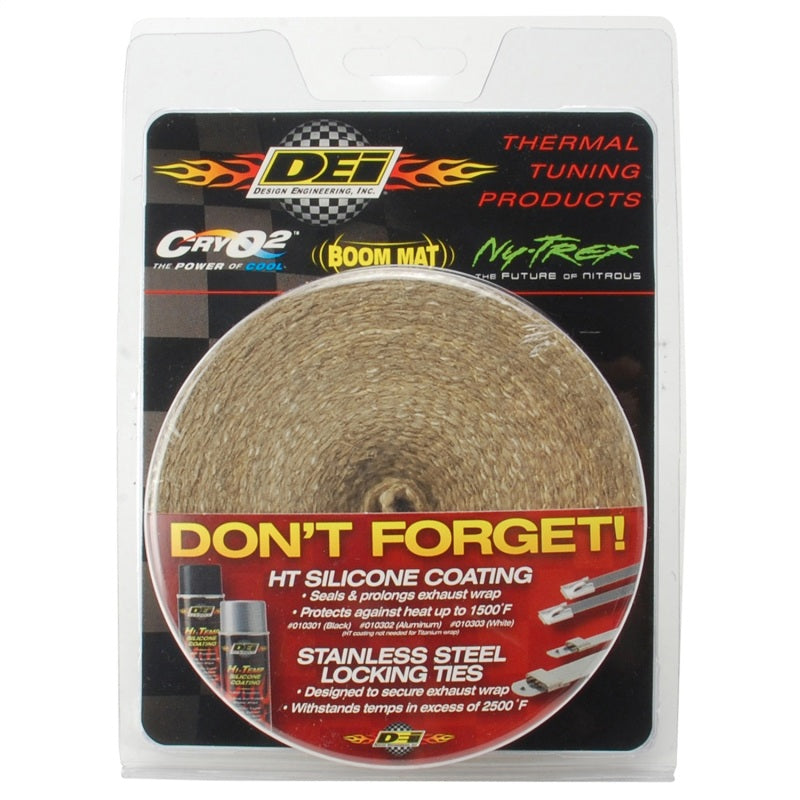 DEI Exhaust Wrap 2in x 25ft - Tan -  Shop now at Performance Car Parts