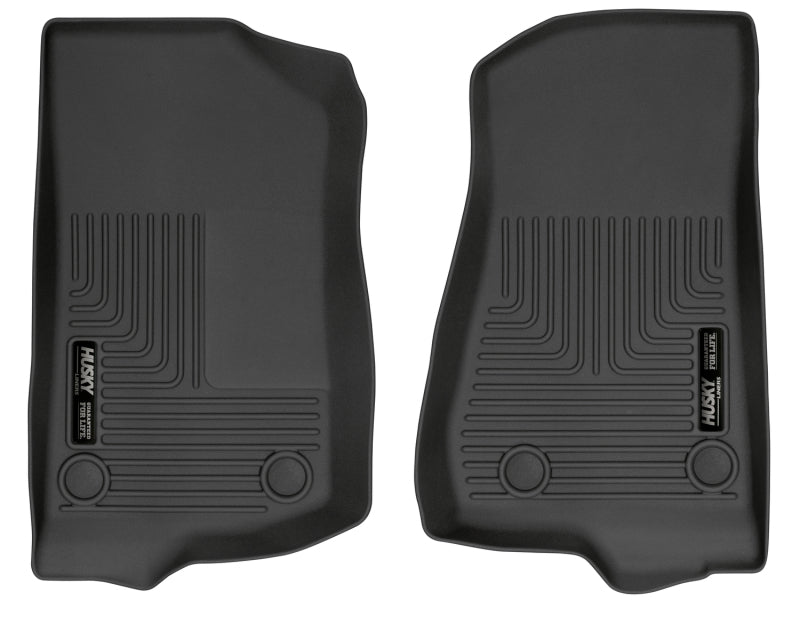 Husky Liners 19-24 Jeep Wrangler JL/JLU WeatherBeater Front Row Black Floor Liners -  Shop now at Performance Car Parts