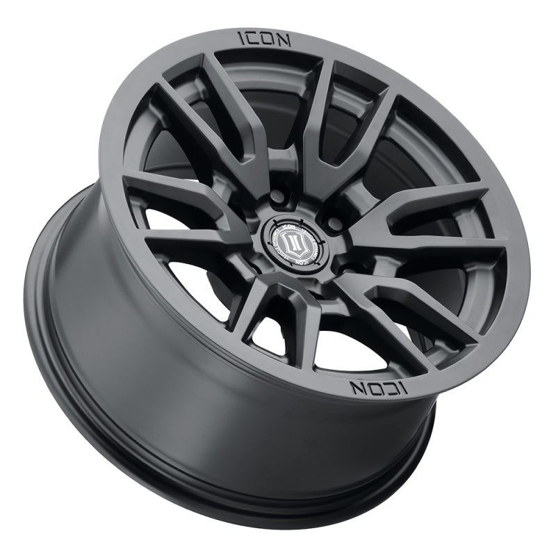 ICON Vector 6 17x8.5 6x135 6mm Offset 5in BS 87.1mm Bore Satin Black Wheel -  Shop now at Performance Car Parts