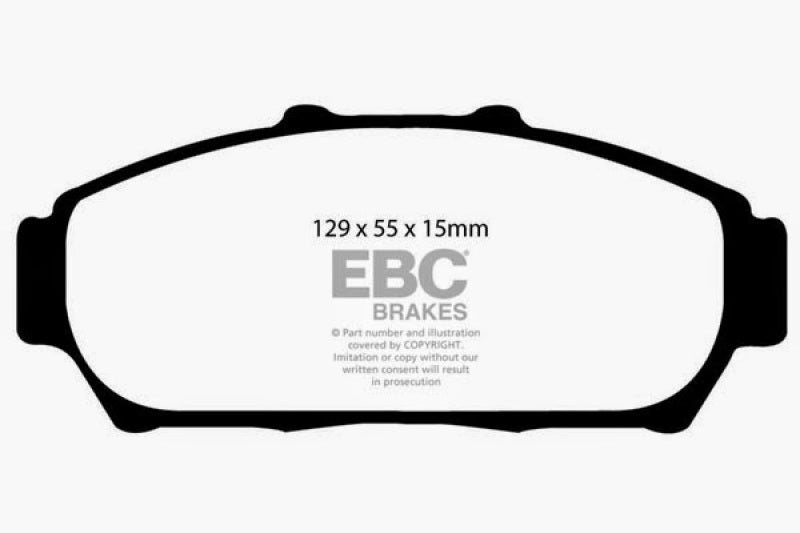 EBC 94-01 Acura Integra 1.8 Redstuff Front Brake Pads -  Shop now at Performance Car Parts