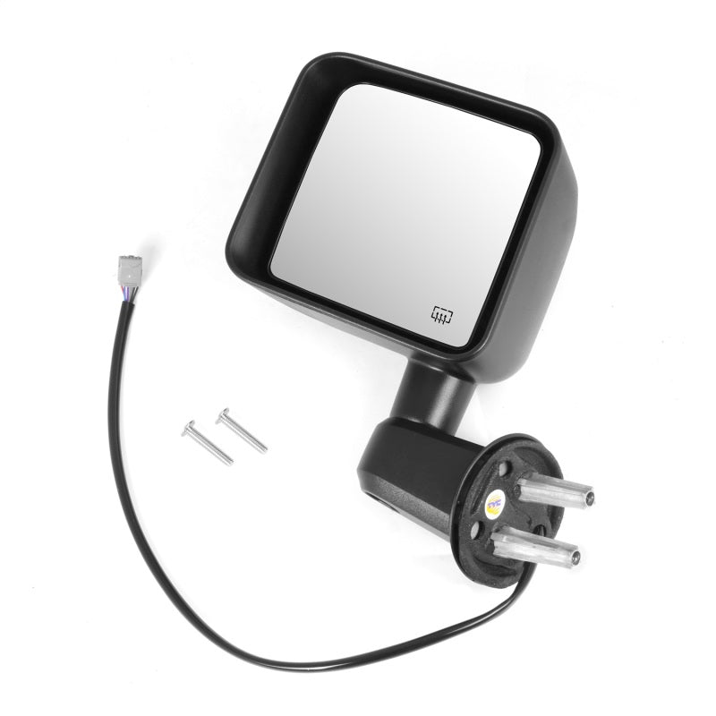 Omix Heated Power Mirror Left Black- 11-13 Wrangler -  Shop now at Performance Car Parts