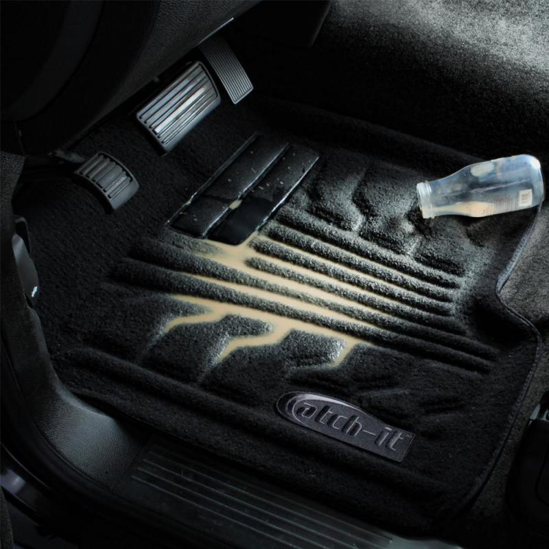 Lund 08-10 Dodge Avenger Catch-It Carpet Rear Floor Liner - Black (2 Pc.) -  Shop now at Performance Car Parts