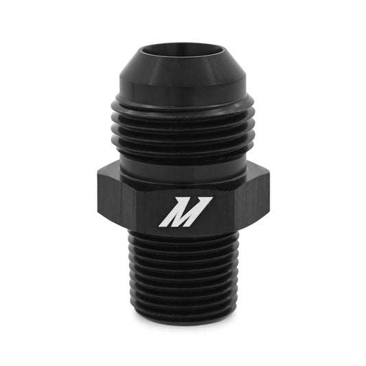 Mishimoto Aluminum -8AN to 3/8 NPT Fitting - Black -  Shop now at Performance Car Parts