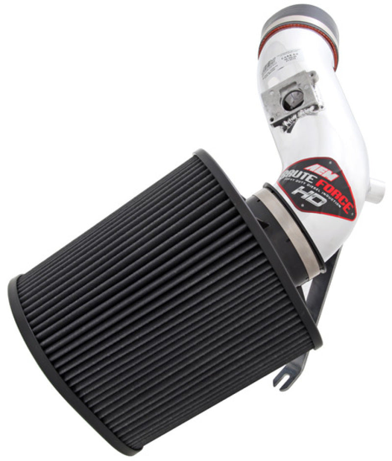 AEM 04-06 Ford F Series Super Duty Diesel Polished Workhorse 6.0L Power Stroke Intake -  Shop now at Performance Car Parts