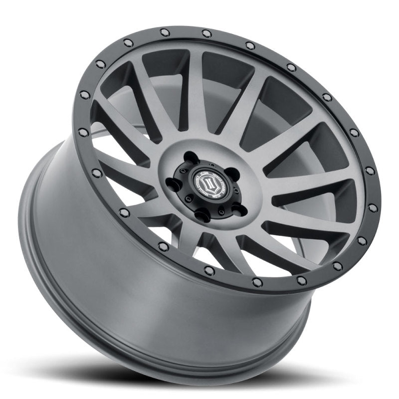 ICON Compression 20x10 5x5 -12mm Offset 5in BS 71.5mm Bore Titanium Wheel -  Shop now at Performance Car Parts