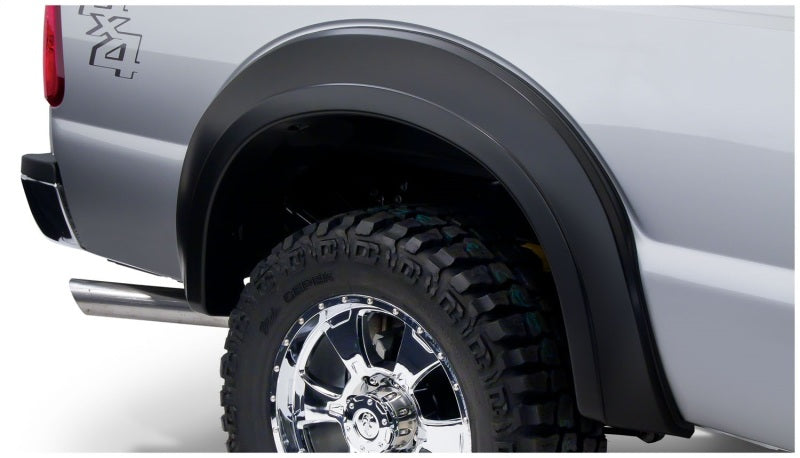 Bushwacker 99-10 Ford F-250 Super Duty Styleside Extend-A-Fender Style Flares 2pc - Black -  Shop now at Performance Car Parts