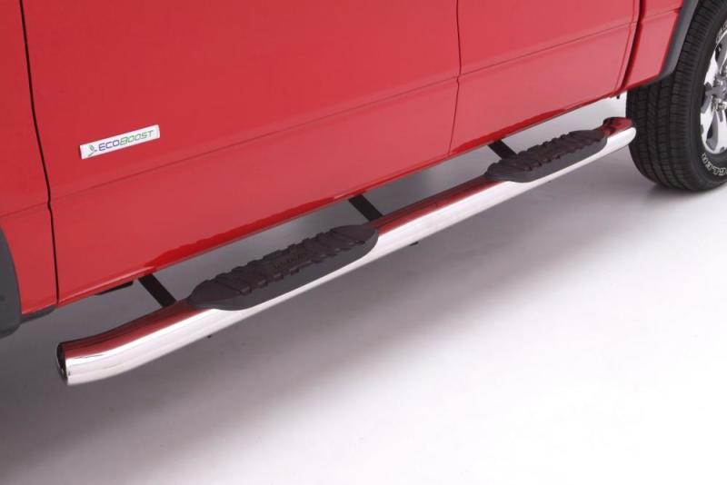Lund 2019 Ram 1500 Crew Cab Pickup 5in. Curved Oval SS Nerf Bars - Polished Stainless -  Shop now at Performance Car Parts