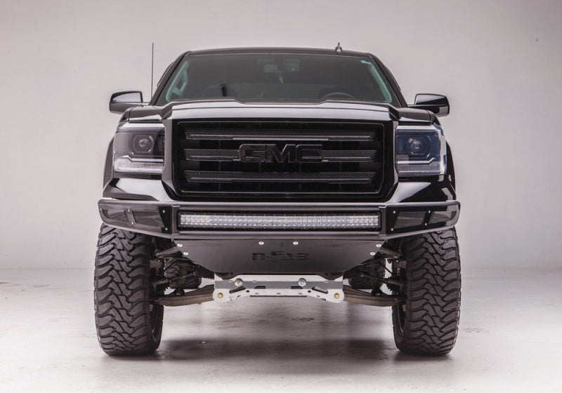 N-Fab M-RDS Front Bumper 15-17 Chevy Colorado - Tex. Black w/Silver Skid Plate -  Shop now at Performance Car Parts