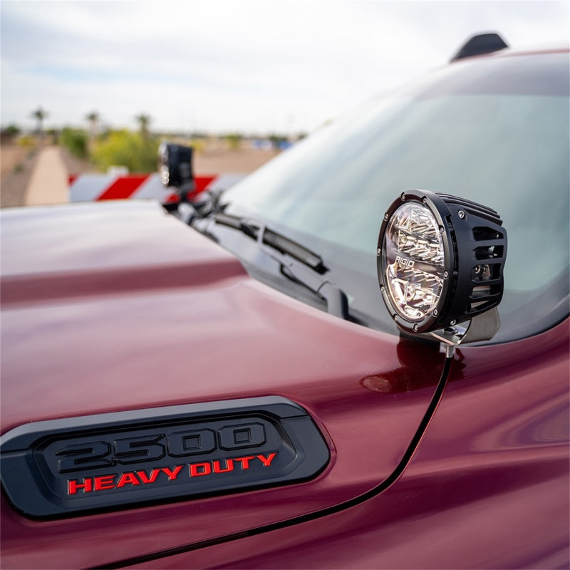 Rigid Industries 2019+ Dodge Ram 2500/3500 A-Pillar LED Light Mounts -  Shop now at Performance Car Parts