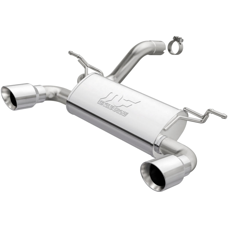 MagnaFlow 2018+ Jeep Wrangler 3.6L Dual Polished Tip Axle-Back Exhaust -  Shop now at Performance Car Parts