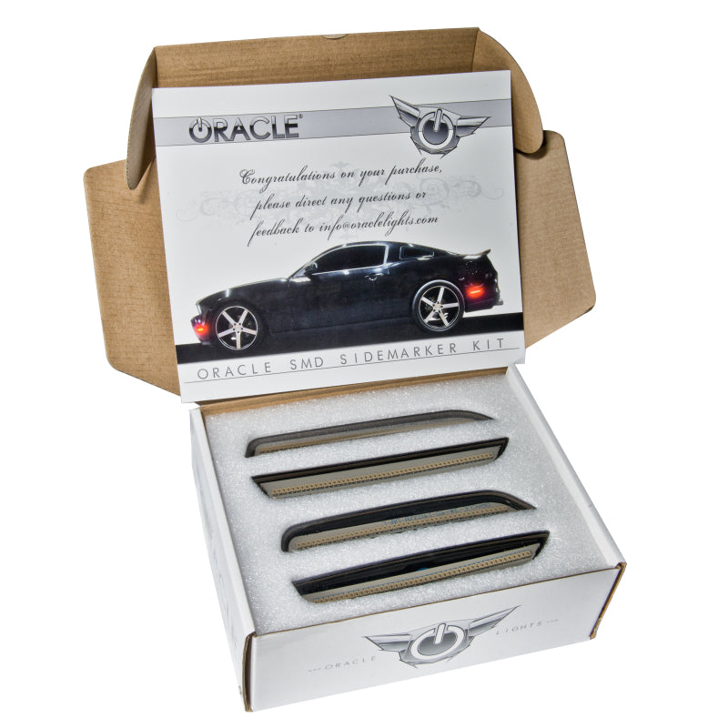 Oracle 10-14 Ford Mustang Concept Sidemarker Set - Tinted - Competition Orange (CY) -  Shop now at Performance Car Parts