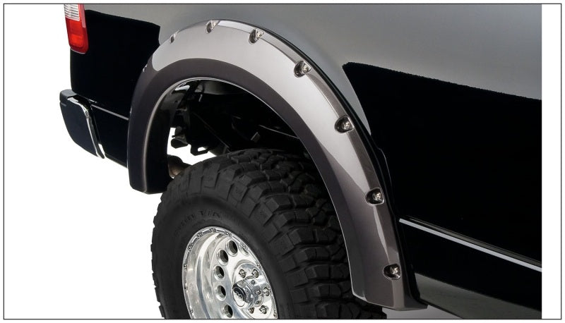 Bushwacker 04-08 Ford F-150 Styleside Pocket Style Flares 4pc 66.0/78.0/96.0in Bed - Black -  Shop now at Performance Car Parts