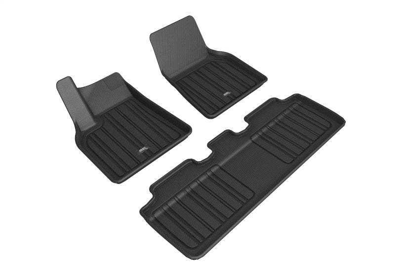 3D MAXpider 2020-2021 Tesla Model Y Elitect 1st & 2nd Row Floormats - Black -  Shop now at Performance Car Parts