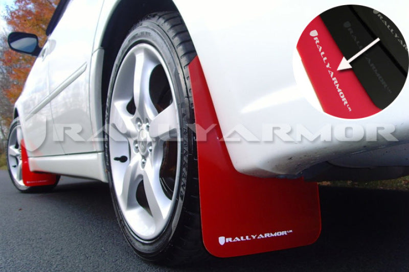 Rally Armor 05-09 Subaru Legacy GT / Outback Red UR Mud Flap w/ White Logo -  Shop now at Performance Car Parts