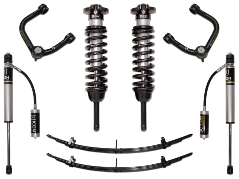 ICON 05-15 Toyota Tacoma 0-3.5in/2016+ Toyota Tacoma 0-2.75in Stg 3 Suspension System w/Tubular Uca -  Shop now at Performance Car Parts