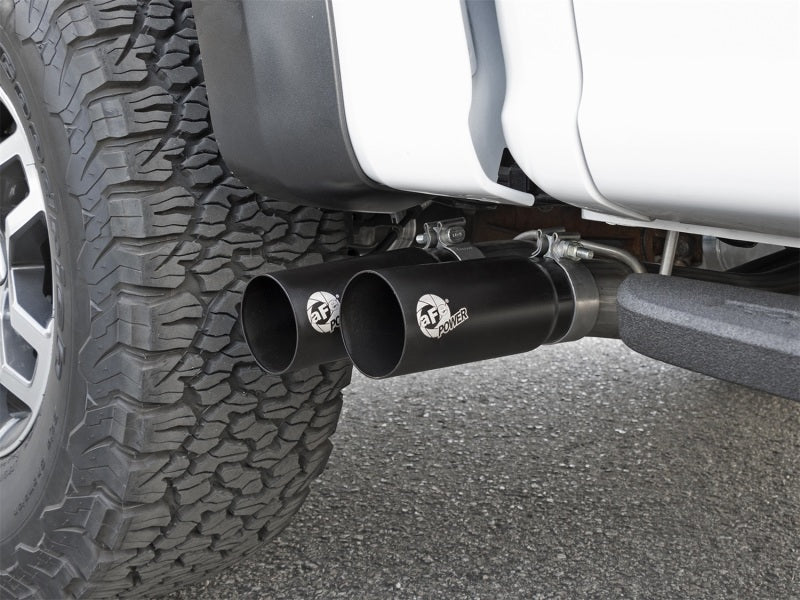 aFe POWER Rebel Series 3in 409 SS Cat Back Exhaust w/ Black Tips 17 Ford F-150 Raptor V6-3.5L -  Shop now at Performance Car Parts