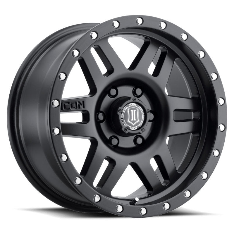 ICON Six Speed 17x8.5 6x5.5 25mm Offset 5.75in BS 108.1mm Bore Satin Black Wheel -  Shop now at Performance Car Parts