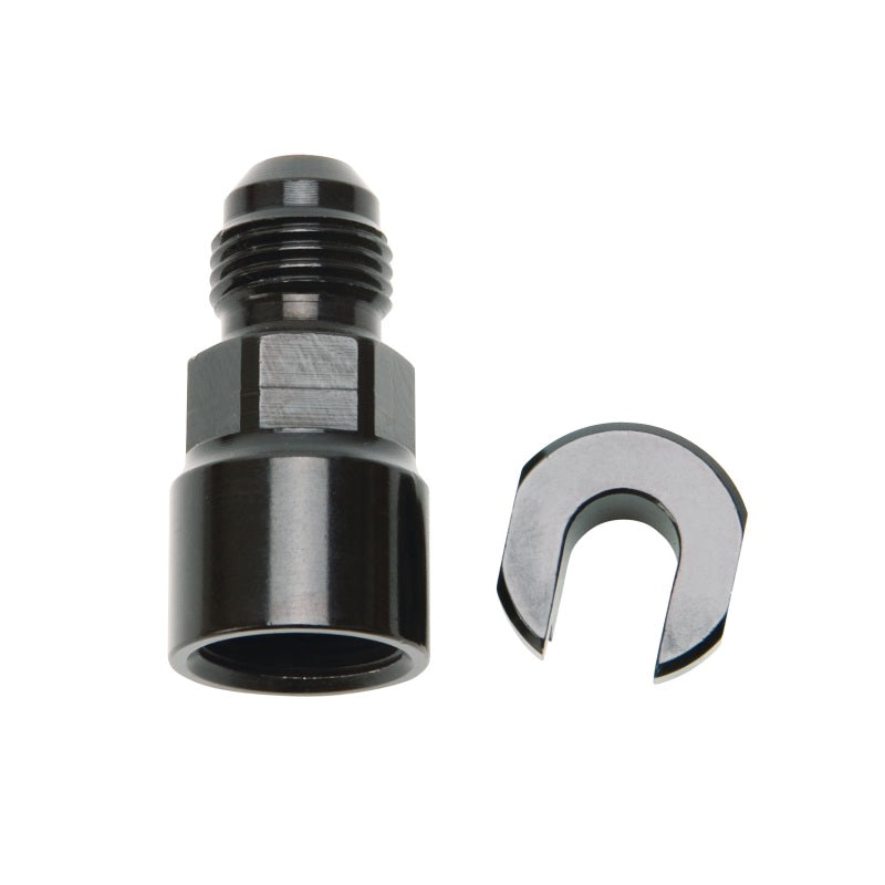 Russell Performance -6 AN Male to 3/8in SAE Quick-Disconnect Female (Black Single) -  Shop now at Performance Car Parts