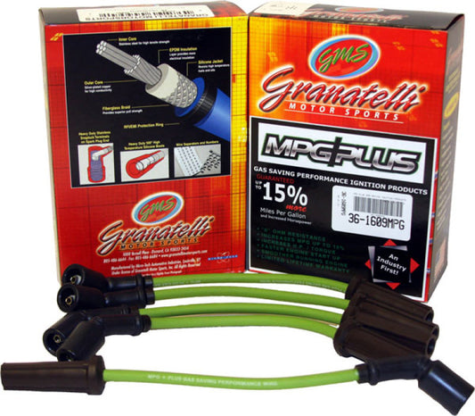 Granatelli 90-93 Geo Storm 4Cyl 1.6L/1.8L MPG Plus Ignition Wires -  Shop now at Performance Car Parts