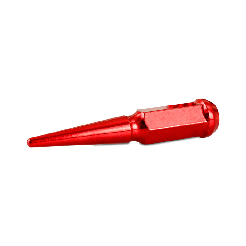 Mishimoto Steel Spiked Lug Nuts M12x1.5 20pc Set - Red